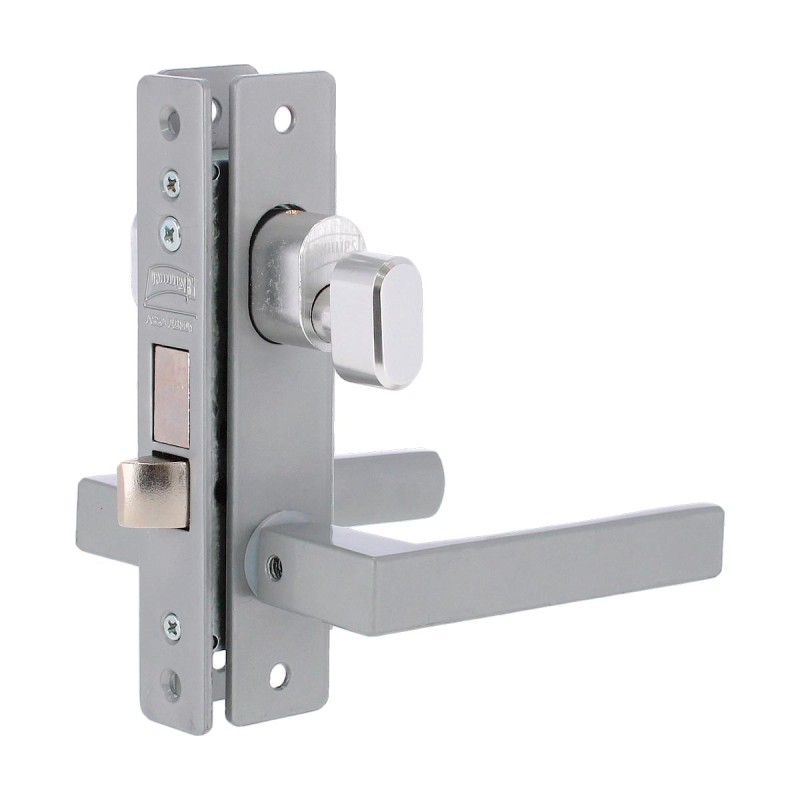 Cerradura para puerta residencial gris 520C Phillips