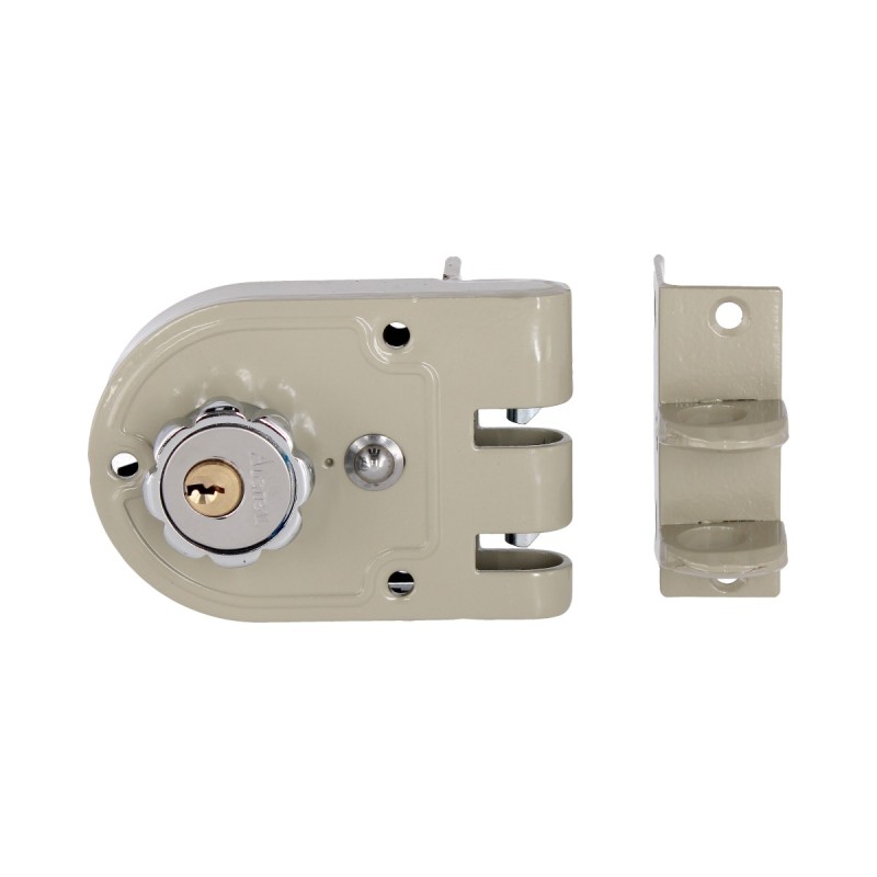 Cerradura de sobreponer para puertas corredizas Derecha 625-DC / SI Austral