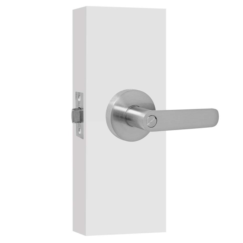 Cerradura para baño níquel satinado Bari Inoxx Italy