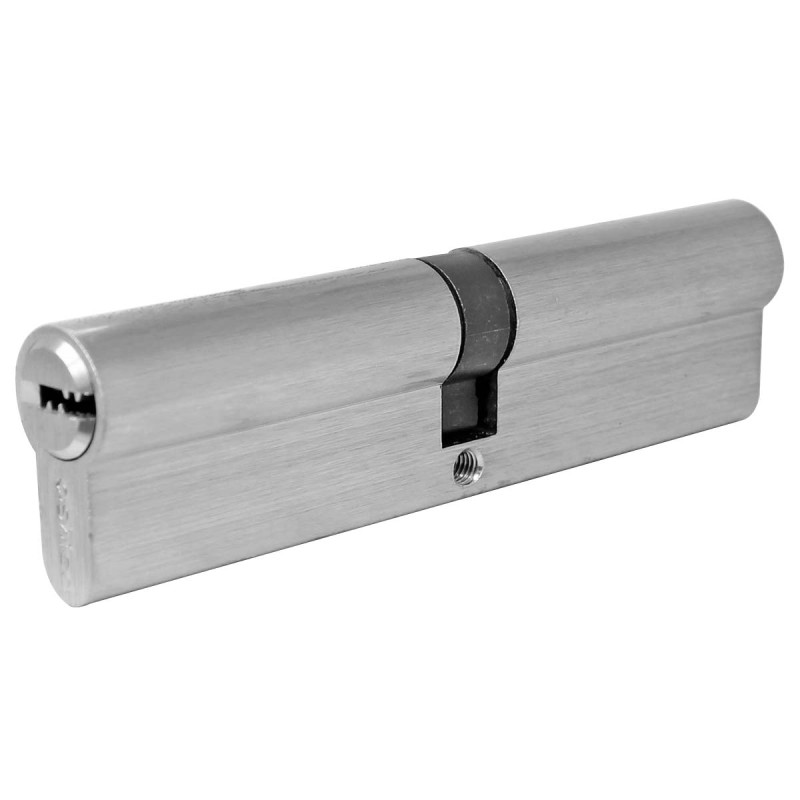 Cilindro europeo alta seguridad 120 mm níquel satinado 90034 Ashico