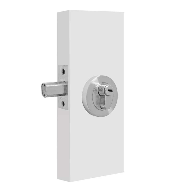 Cerrojo cilindro / mariposa níquel satinado Forte Luxe 33155 Ashico