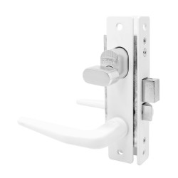 Cerradura para baño aluminio blanco 549 MM Phillips