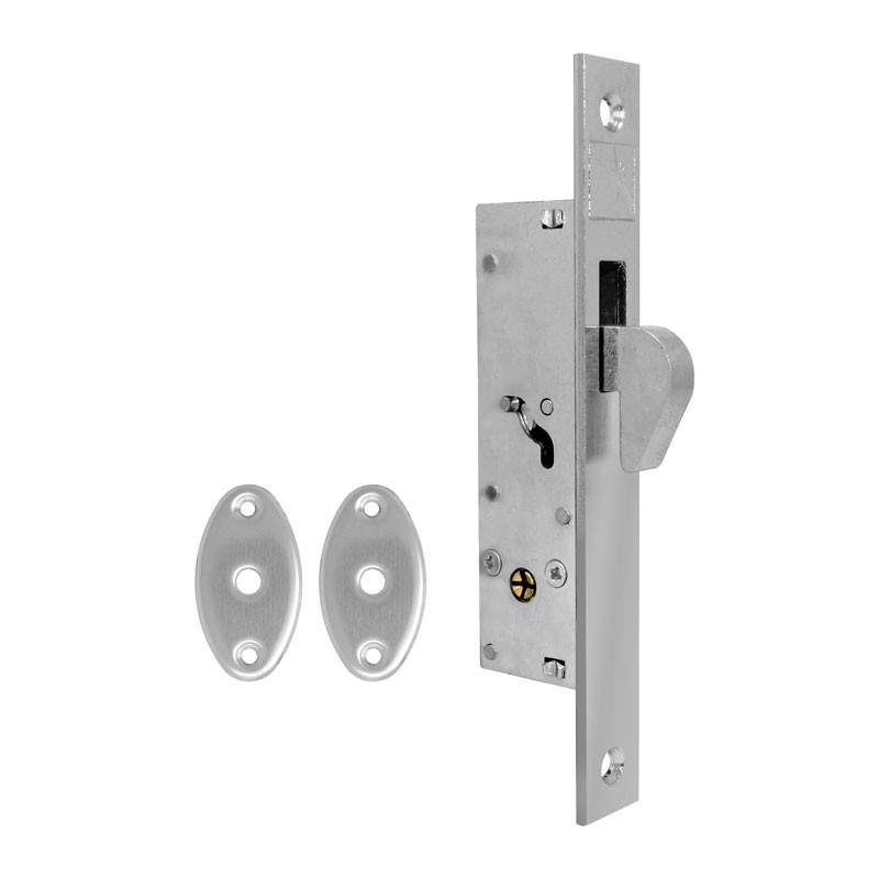 Cerradura de perfil angosto cromo 504 TT Austral