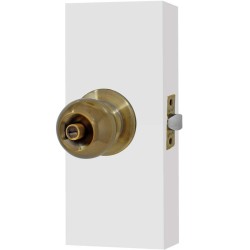 Cerradura para baño latón antiguo PF0084 Top Forge