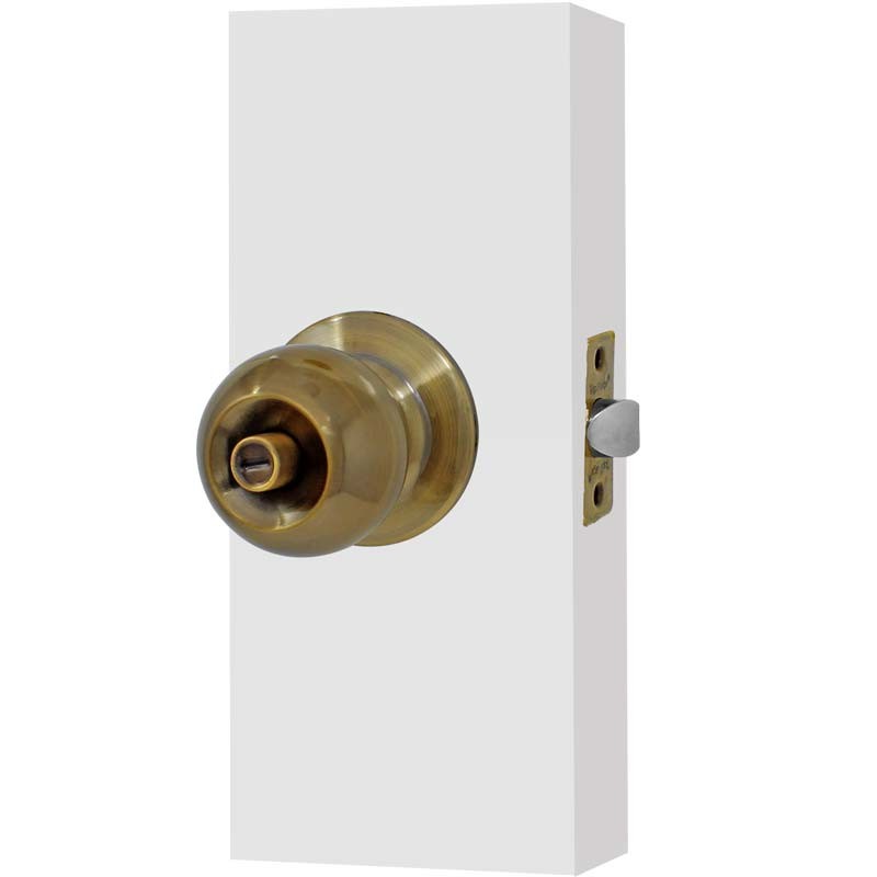 Cerradura para baño latón antiguo PF0084 Top Forge