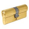 Cilindro de perfil europeo 62 mm latón brillante 164GNC KaleKilit