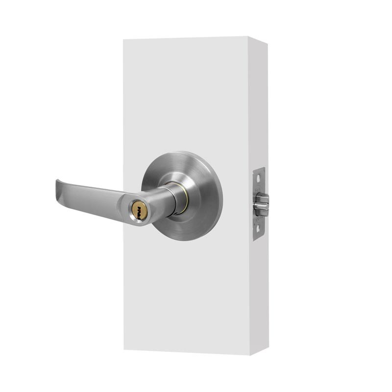 Cerradura para recámara níquel satinado 305 SN-ET Feiteli