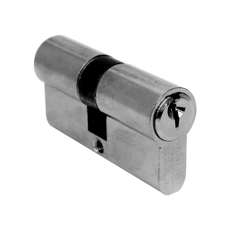 Cilindro 60 mm llave / lave niquelado T5 Tesa