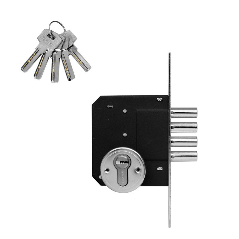 Cerrojo con 4 bulones y cilindro 70 mm 6379 Dexter