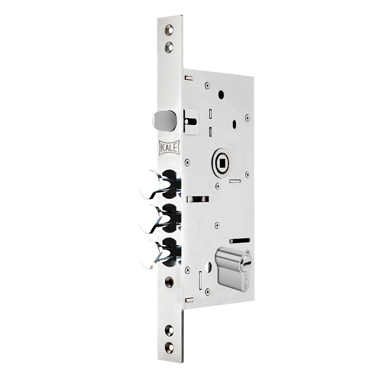 Mecanismo de embutir con cilindro multipunto cromo 282 RD Kale Kilit