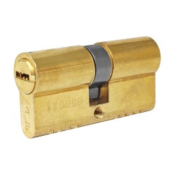 Cilindro de alta seguridad latón brillante 164 OBS B Kale Kilit