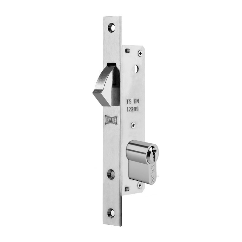 Mecanismo de embutir de gancho con cilindro estandar niquel satinado 201-20 Kale Kilit