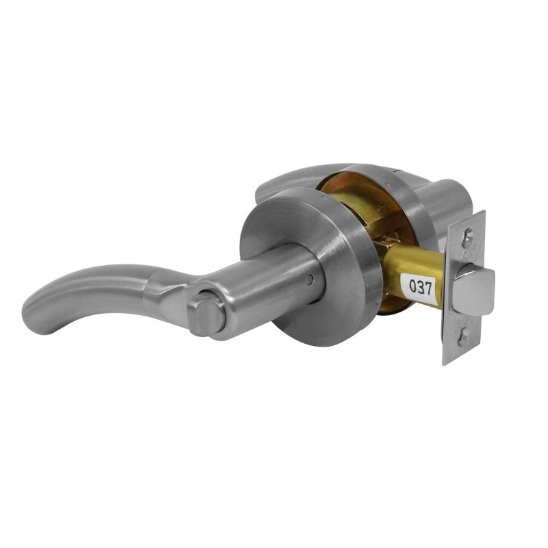 Cerradura de manija para baño niquel satinado Varese Yale