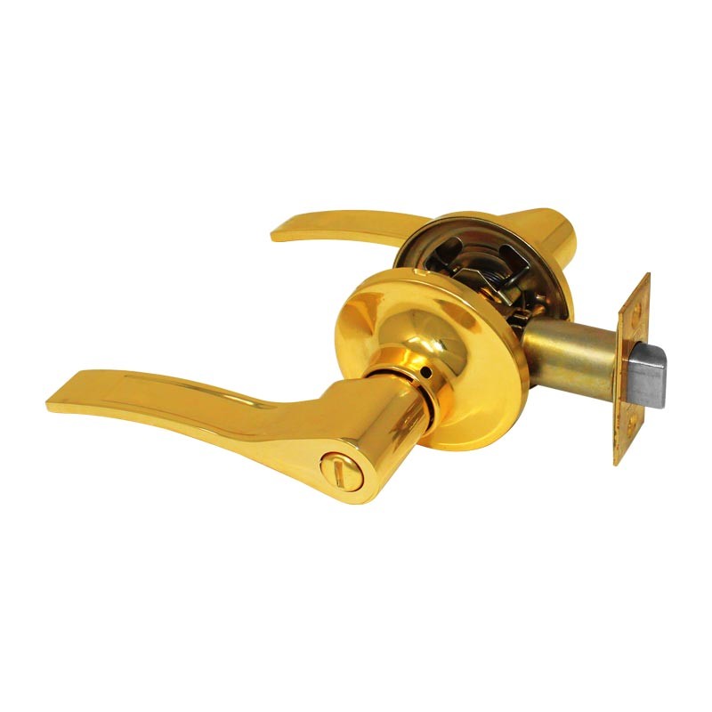 Cerradura para baño latón brillante Roble Phillips