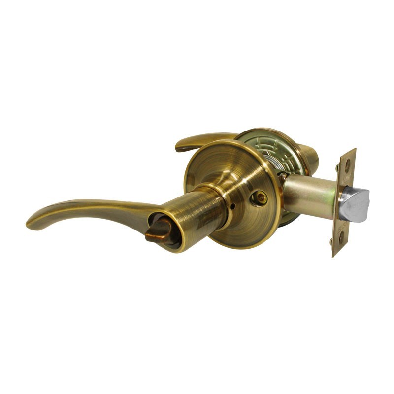 Cerradura para baño latón antiguo Cuarzo Dexter