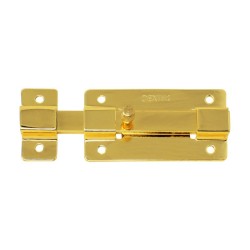 Pasador de sobreponer latón brillante 100 mm 6875 Dexter