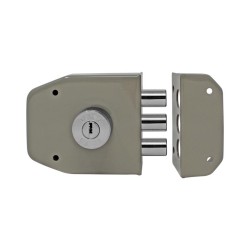 Cerradura de sobreponer alta seguridad 3 barras S2 Tover