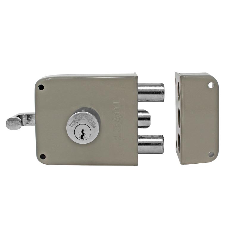 Cerradura de sobreponer pintada L-5 Tover
