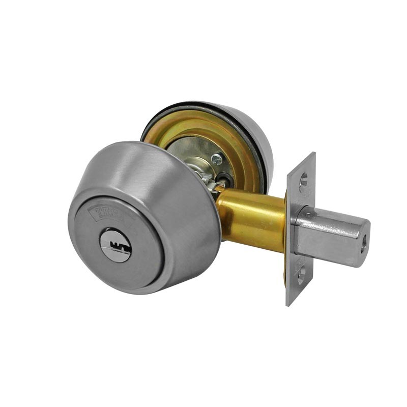 Cerrojo de doble cilindro niquel satinado X547 Tesa