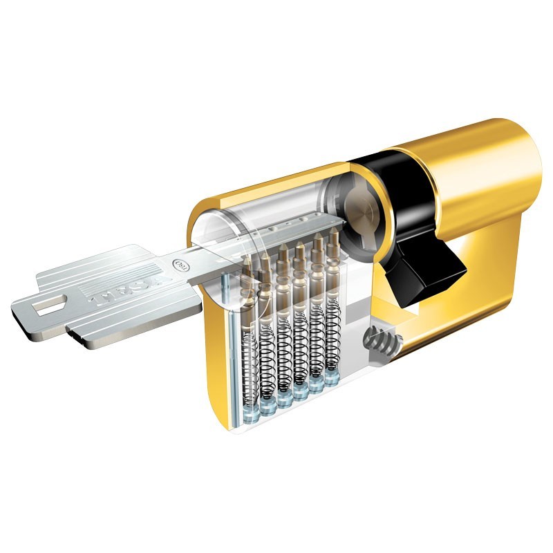 Cilindro de perfil europeo llave / llave latón T60 Tesa