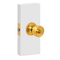 Cerradura para baño latón brillante Campana PF0048 Top Forge