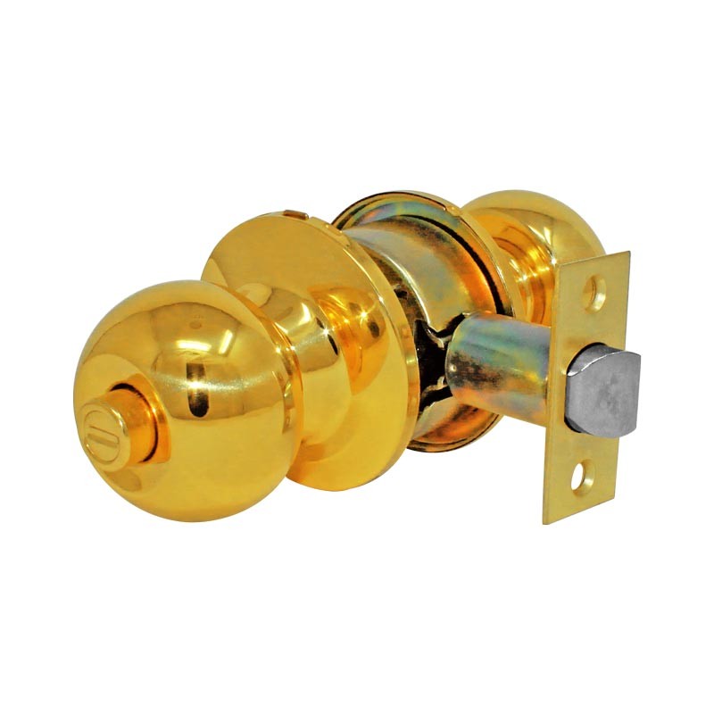 Cerradura para baño latón brillante Bari PF0039 Top Forge