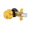 Cerrojo doble cilindro latón brillante B462 Yale