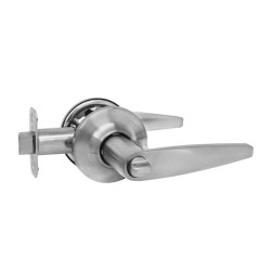 Cerradura de manija para baño cromo mate Cambridge Yale