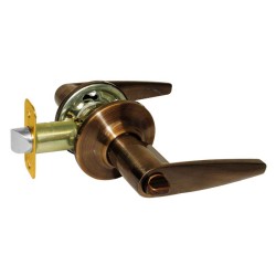 Cerradura de manija para recámara latón antiguo Cambridge Yale