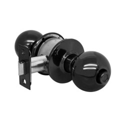 Cerradura para baño niquel negro Ball Yale