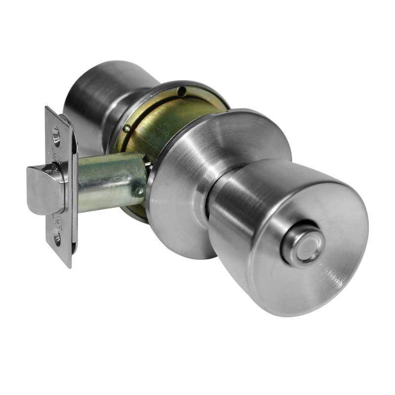 Cerradura para baño cromo mate Tulip Yale