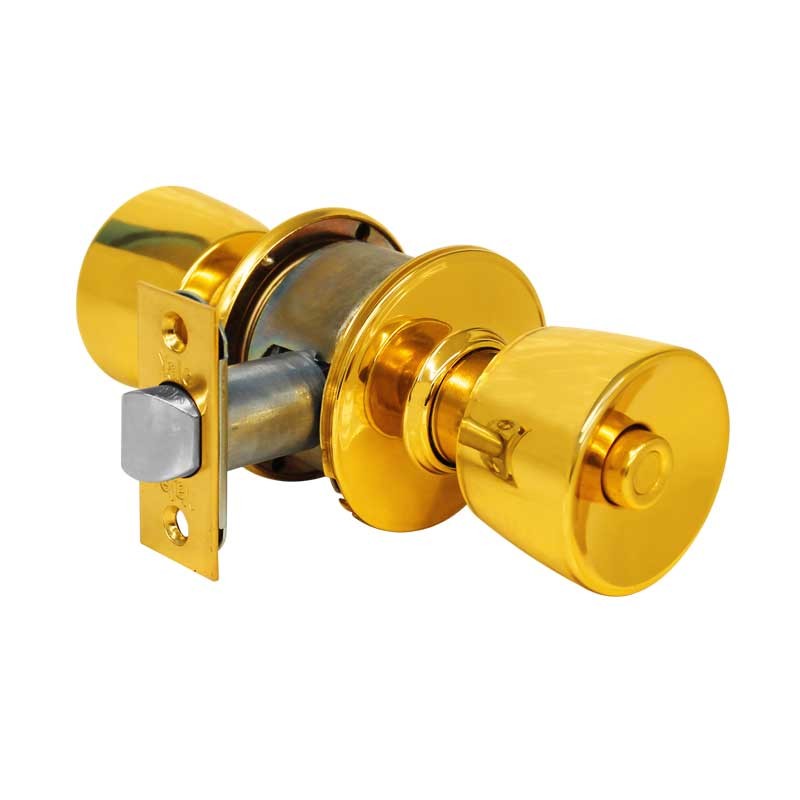 Cerradura para baño latón brillante Tulip Yale