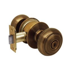 Cerradura para baño latón antiguo Novo Yale