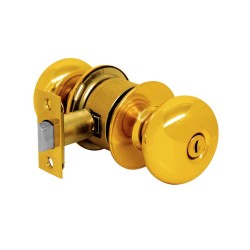 Cerradura para baño latón brillante Plymouth Yale