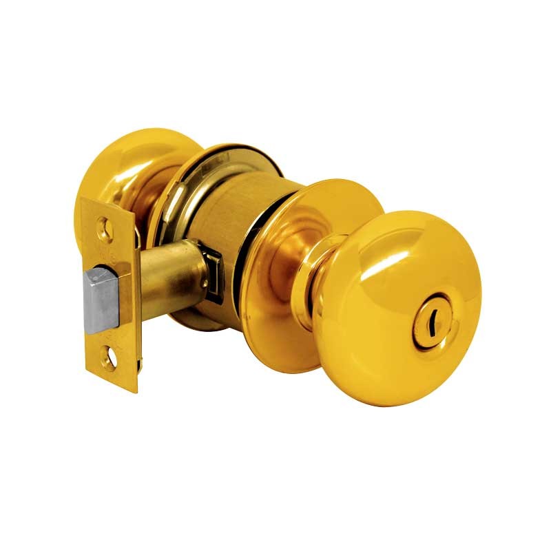 Cerradura para baño latón brillante Plymouth Yale