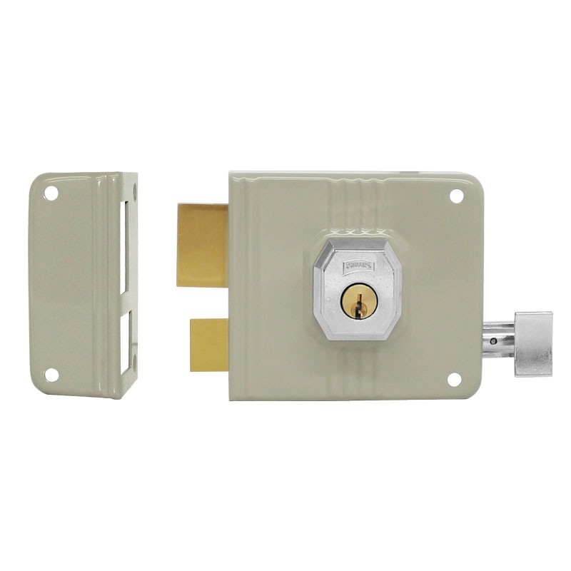 Cerradura de sobreponer izquierda tráfico pesado 675 Phillips