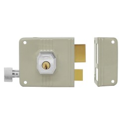 Cerradura de sobreponer derecha tráfico pesado 675 Phillips