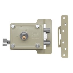 Cerradura de sobreponer derecha tráfico pesado 650-PS Phillips