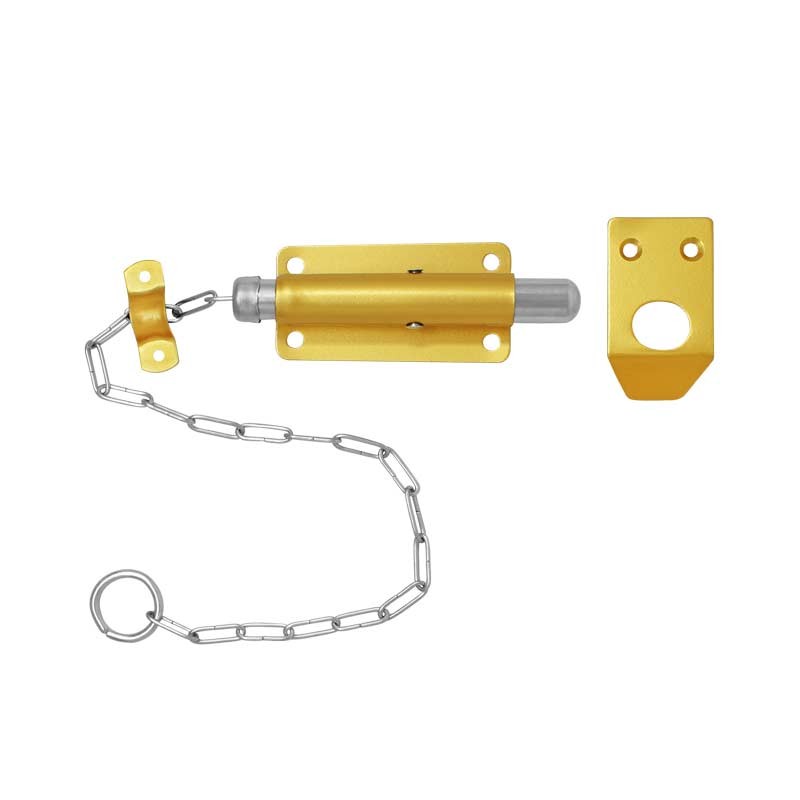 Pasador de cadena #1 latonado 10 cm Mañon