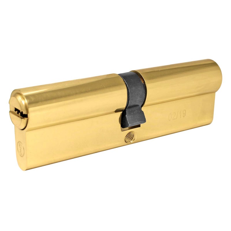 Cilindro europeo latón brillante 100 mm 9.0110.76 Soprano