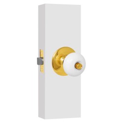 Cerradura para baño pomo polar 17502 Ashico