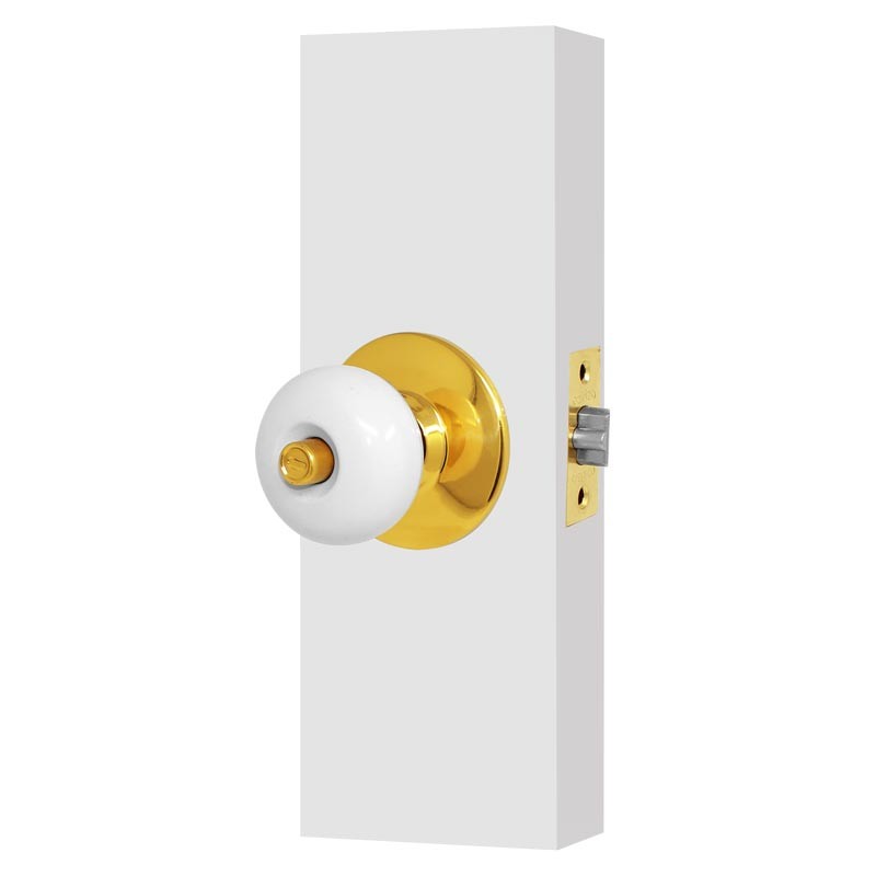 Cerradura para recámara pomo polar 17501 Ashico