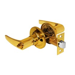 Cerradura para baño en latón brillante Onix Dexter