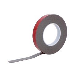 Cinta acrílica gris 18 mm x 10 metros ECGB-010 Ergy