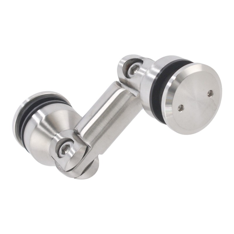 Soporte de fijación vidrio a vidrio satín C-001 Axcent