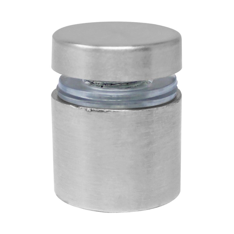 Soporte tubular para vidrio 19 x 20 mm Níquel satín Axcent Soporte tubular para vidrio 19 x 20 mm Níquel satín Axcent