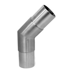 Conector tubo / tubo para pasamanos a 135° BRK3044 Bruken