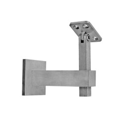 Conector base cuadrada de muro a pasamanos plano BRK3038-1 Bruken