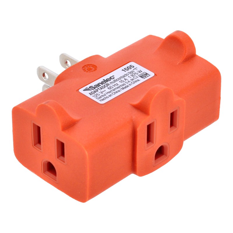 Adaptador multicontacto tipo "T" 1505 Sanelec