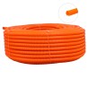 Poliducto corrugado naranja con guía 3/4" x 50 metros 10295 Adir